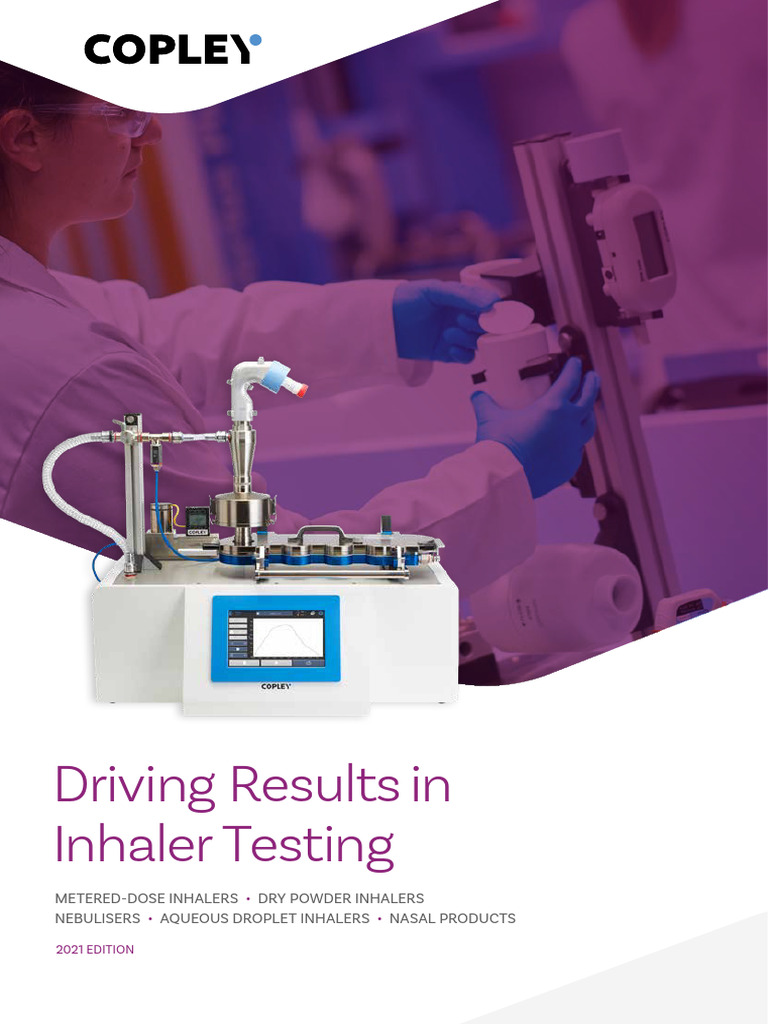Inhaler Testing Solutions by Copley | PDF | Pharmacology | Medical ...