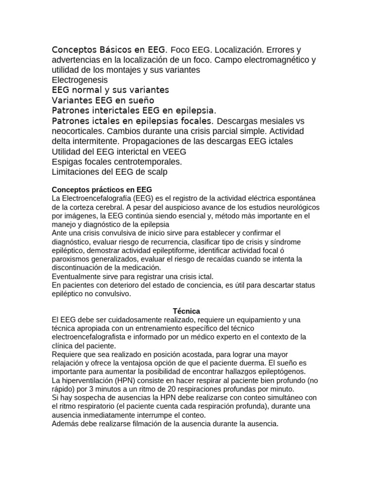 EEG Interictal 32 | PDF | Epilepsia | Electroencefalografía