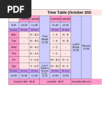 KHS Bell Times Schedule | PDF