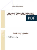 Prawo Cywilne - Umowy Cywilnoprawne