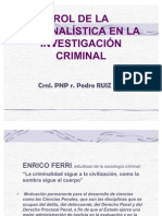 Criminal is Tic A en La Investigacion Criminal