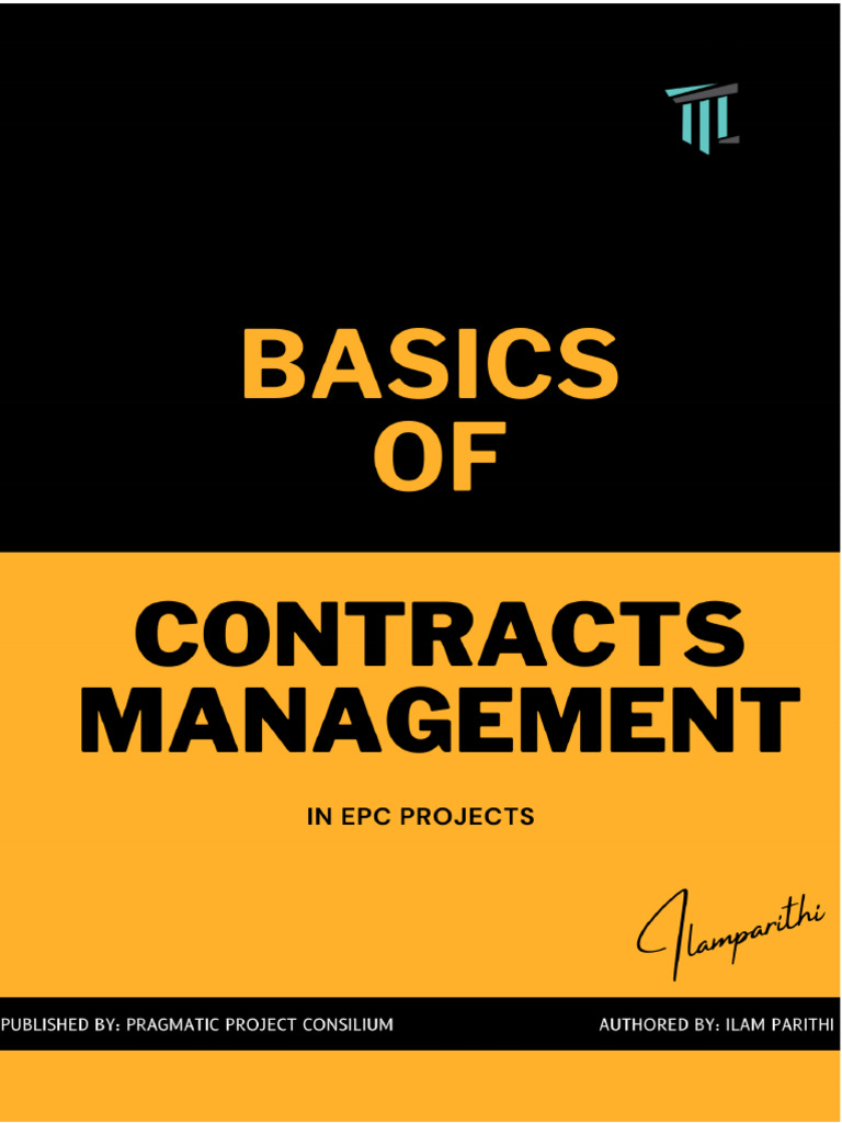 Basics of Contracts Management in EPC Projects | PDF | Non Disclosure ...