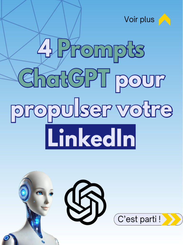4 Prompts ChatGPT pour LinkedIn | PDF