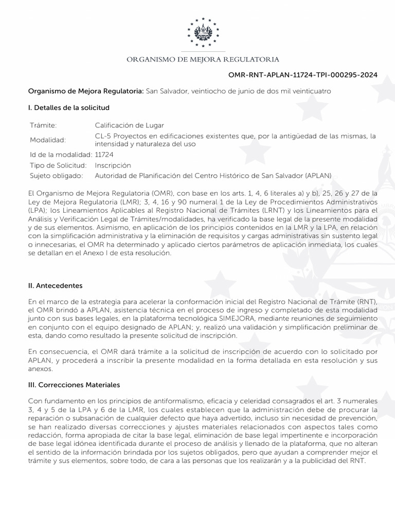 Omr RNT Aplan 11724 Tpi 000295 2024 | PDF