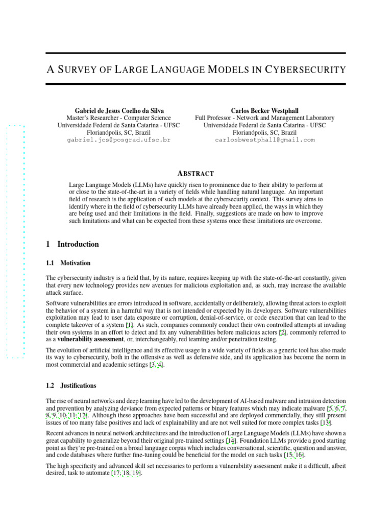 Large Language Models in Cybersecurity Survey | PDF | Computer Security ...