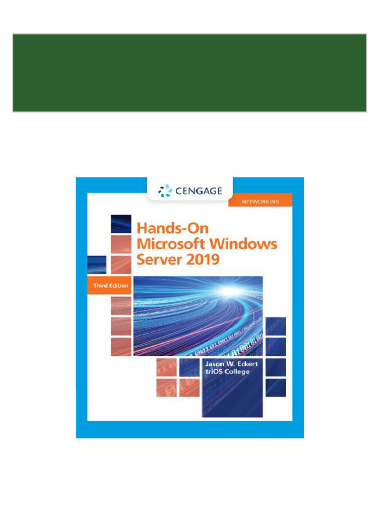 Complete hands on microsoft windows server 2019 mindtap course list