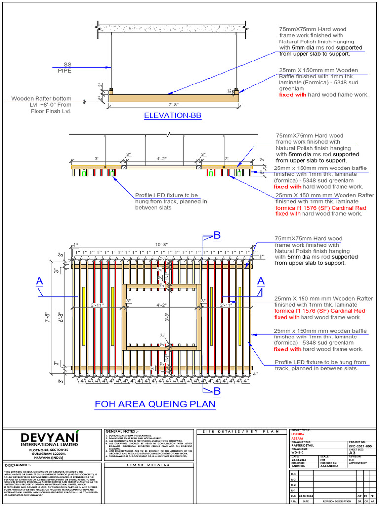 Rafter and Baffle Laminate Details | PDF