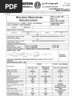 Welding Procedure Specification - Template | PDF | Welding | Construction