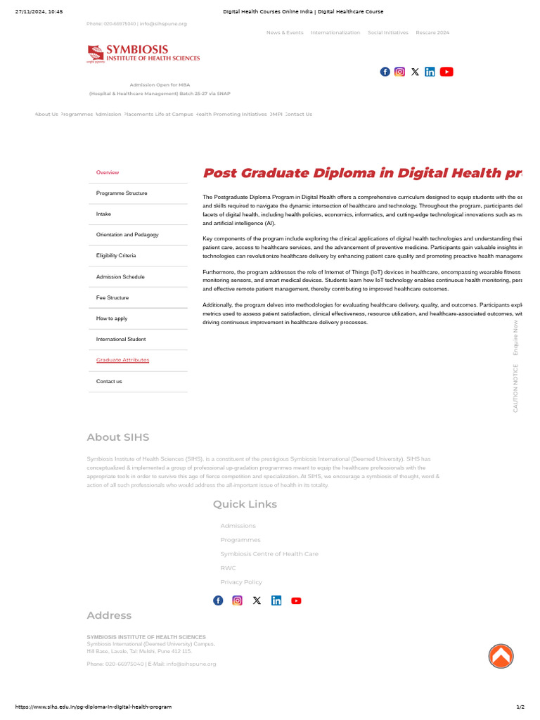Free Online Digital Health Courses | PDF | Internet Of Things | Health Care
