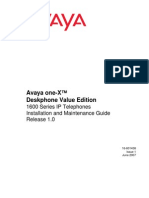 AVAYA 1600 Phone Manuals