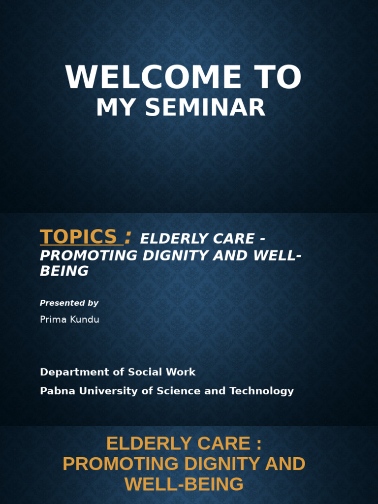 SHORT PRESENTATION TOPICS FOR SENIOR CITIZENS PDF intelligence overview