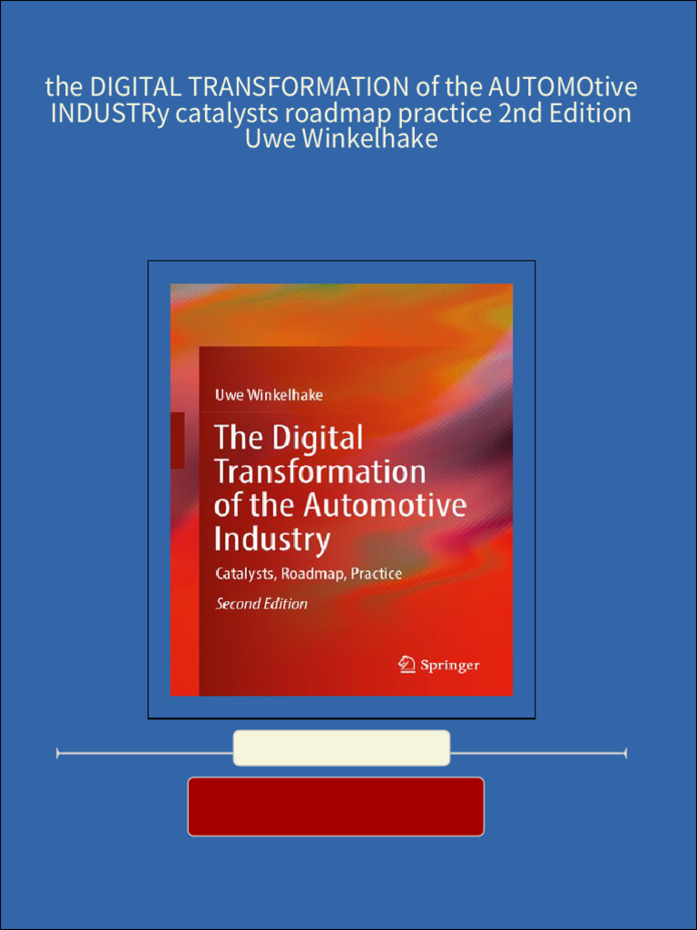 Ebooks file the digital transformation of the automotive industry