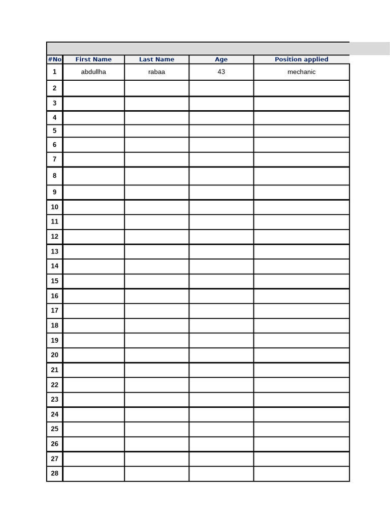 Summary Sheet | PDF
