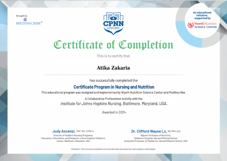 Program Certificate Pdf