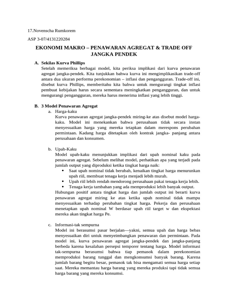17 - Novenscha Rumkorem - Tugas Resume Makro 12 | PDF