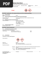 Safety Data Sheet for LPG | PDF | Liquefied Petroleum Gas | Propane