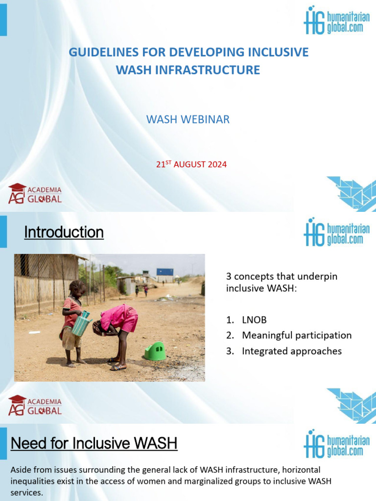 Inclusive WASH Infrastructure Guidelines | PDF | Wash | Social Exclusion