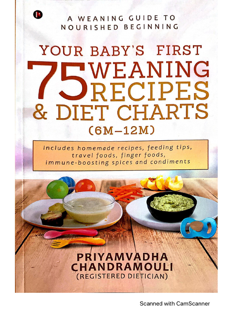 Babys First 75 Weaning Recipes and Diet | PDF