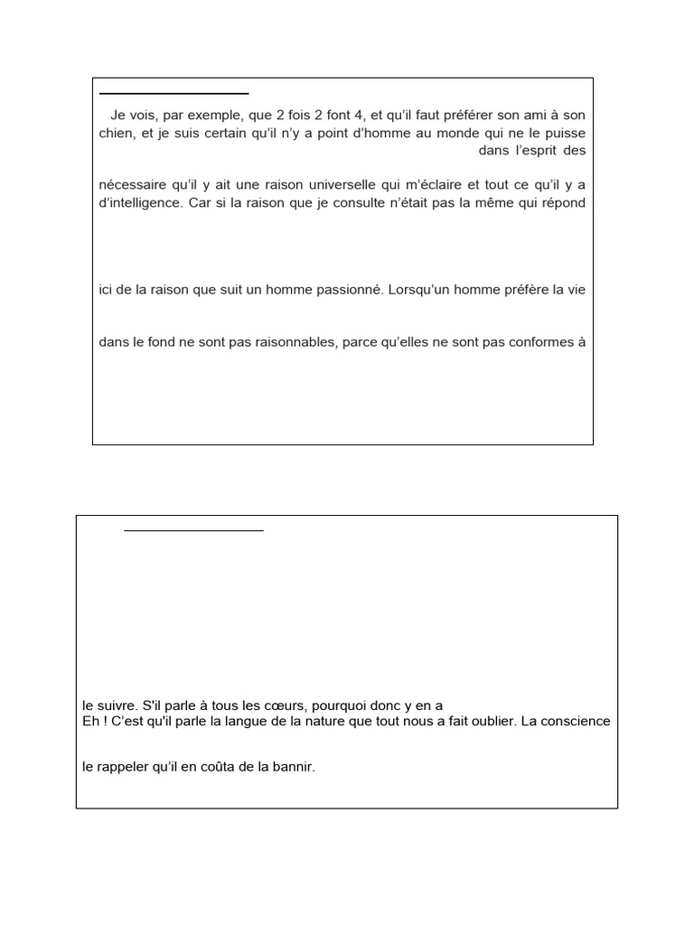 Raison universelle et morale selon Kant | PDF | Critique de la raison ...