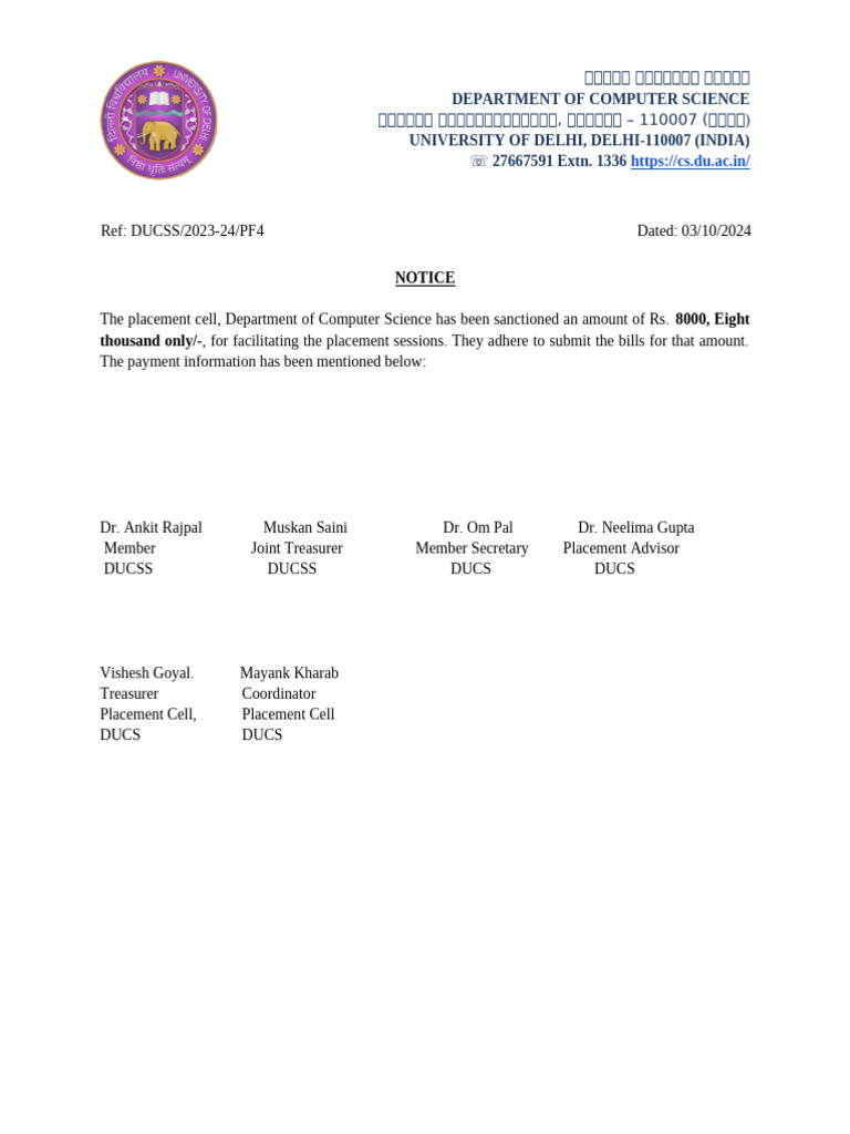 25 K Fund Notice | PDF | Payments | Services (Economics)