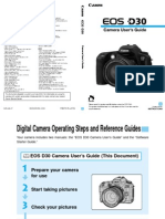 CanonD30 Camera Manual
