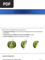 Understanding Sectional Views and Types | PDF | Shape | Perpendicular