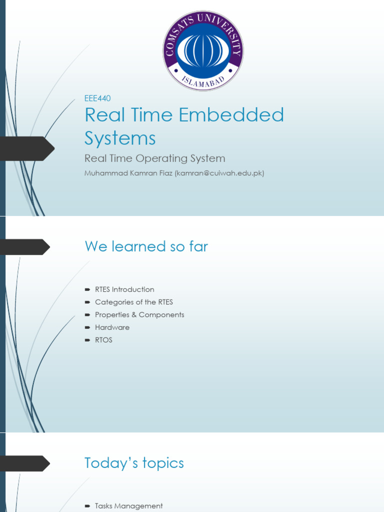 RTES10 - Scheduling | PDF | Computer Science | Computer Engineering