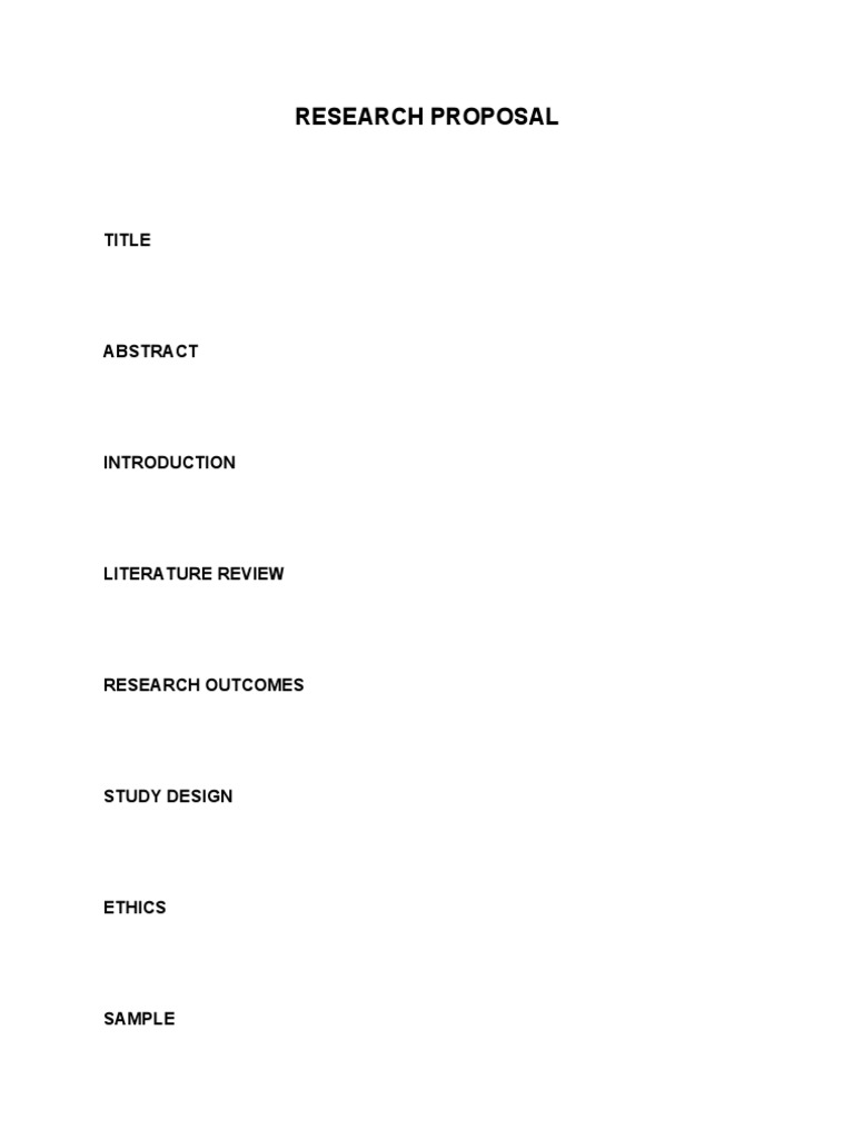 Research Proposal Overview and Structure | PDF