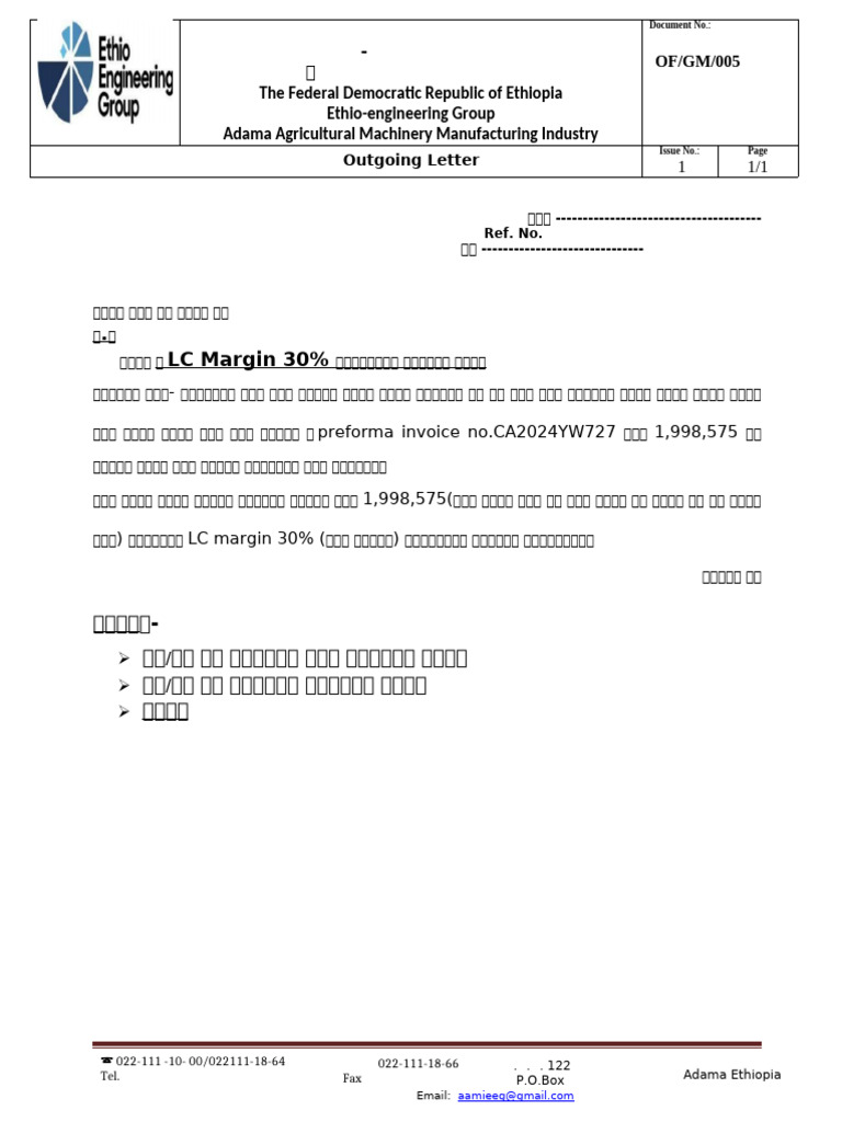 LC Margin 30% | PDF