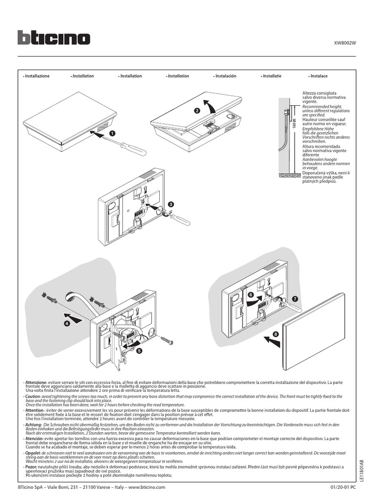 Smart Thermostat Installation Guide | PDF