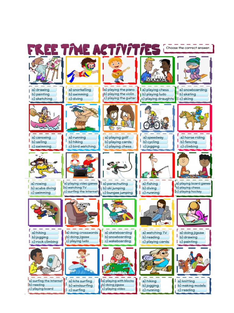 free-time-activities-vocabulary-exercise-pdf