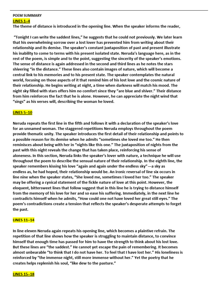 Tonight i can write line by line analysis symbols themes and style pdf