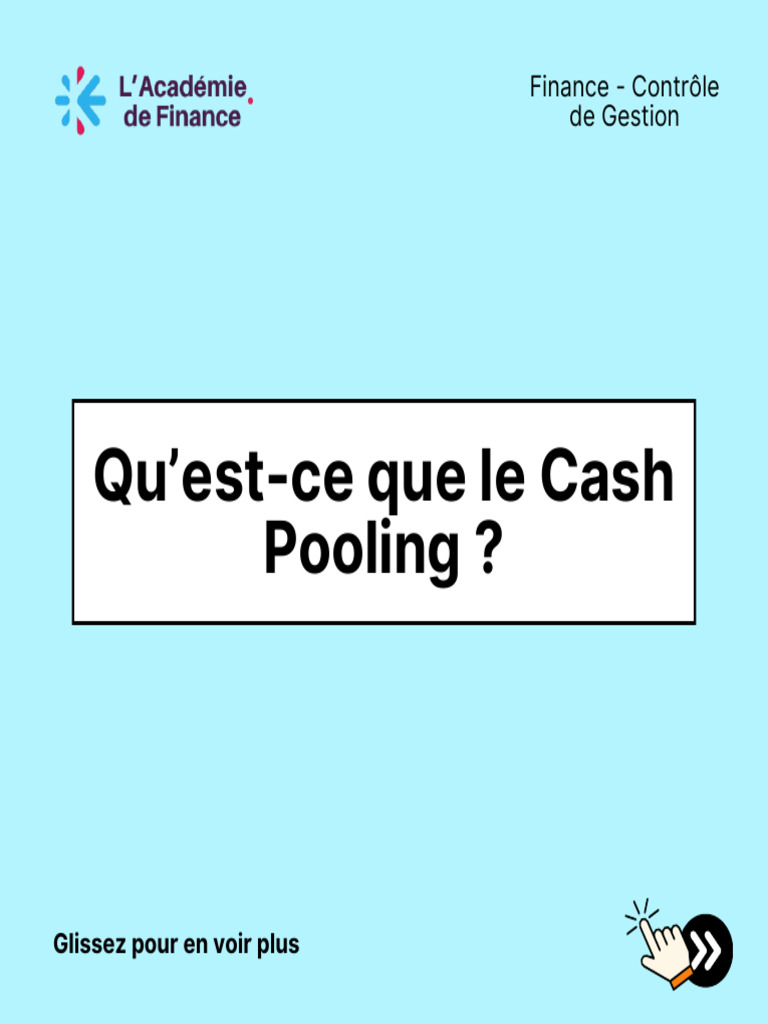 Comprendre le Cash Pooling | PDF | Banques | Flux de trésorerie