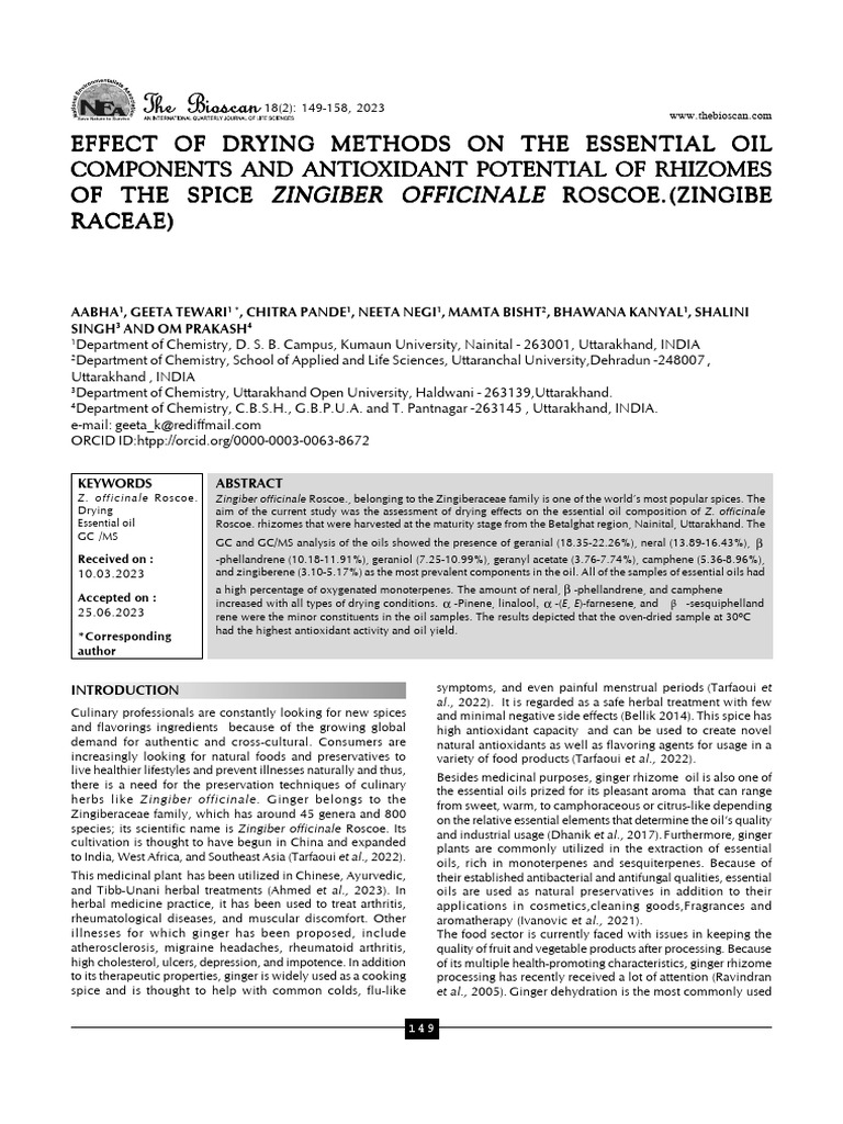 Download+ +2024 07 18T151246.206 | PDF | Ginger | Gas Chromatography