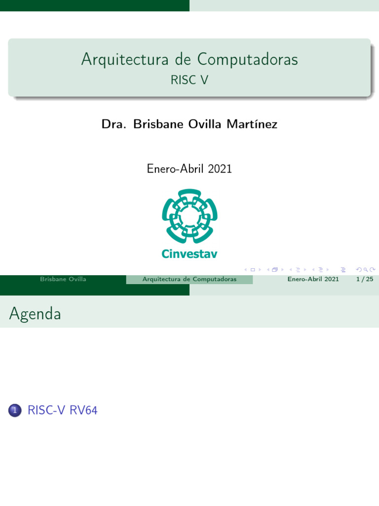 Risc V | PDF | Almacenamiento de datos de la computadora | Programa de ...
