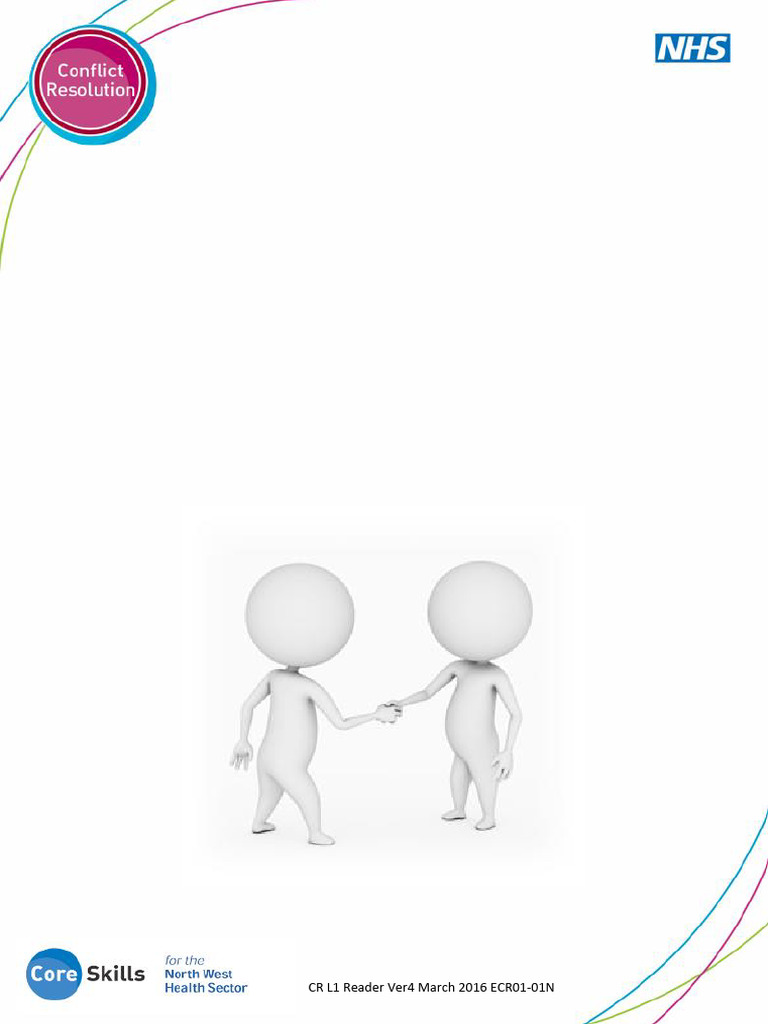 NHS Conflict Resolution Training Guide | PDF | Body Language ...