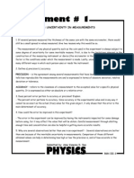 Measuring Uncertainty - Guide Questions