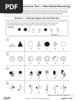 CGP 11+ Verbal Reasoning Sample Test | PDF | Standardized Tests | Tests