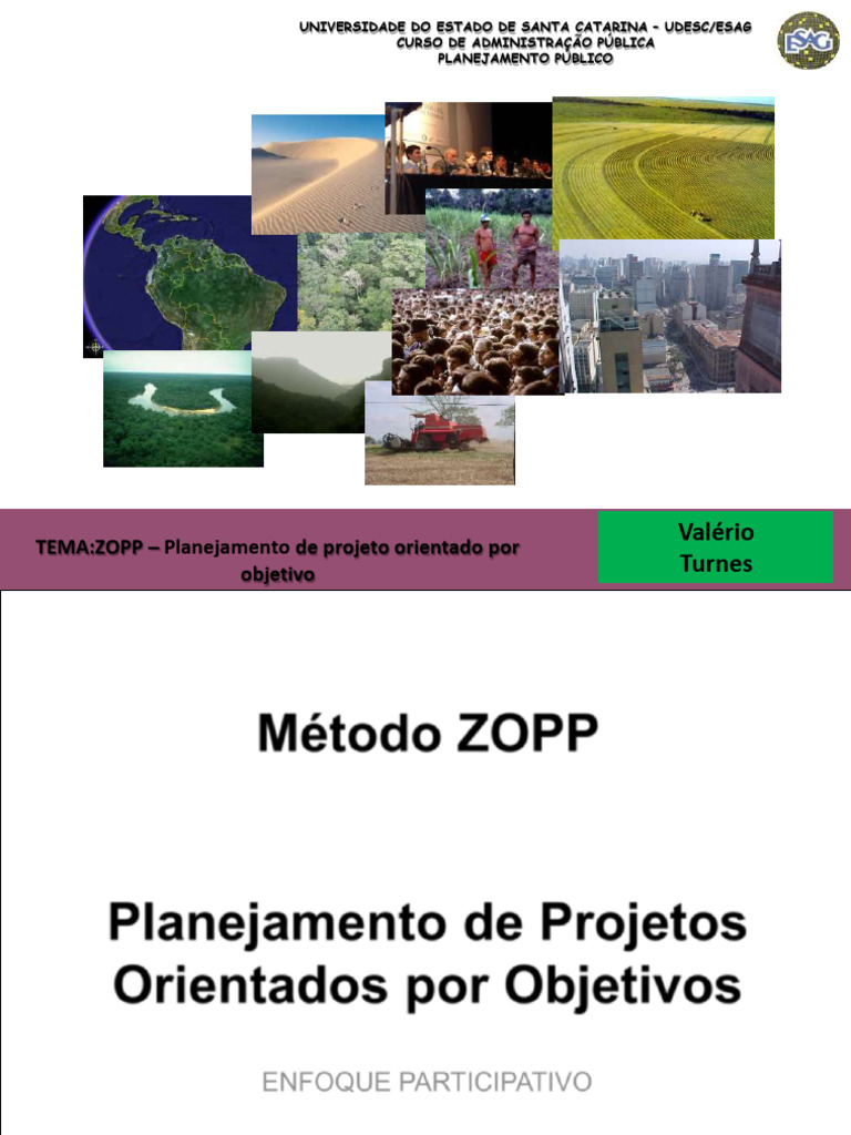 ZOPP: Planejamento de Projetos Eficaz | PDF | Planejamento | Estado