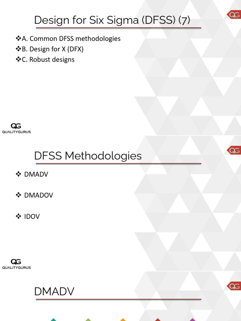IDOV Methodology in DFSS Explained | PDF | Reliability Engineering ...