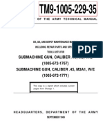 Tm9 1005 229 35 Submachine Gun Caliber 45 m3 We 1005 672 1767 Submachine Gun Caliber 45 M3a1 We 1005 672 1771 September 1969