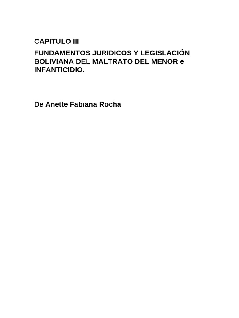 Capitulo III | PDF | Victimologia | Derecho penal