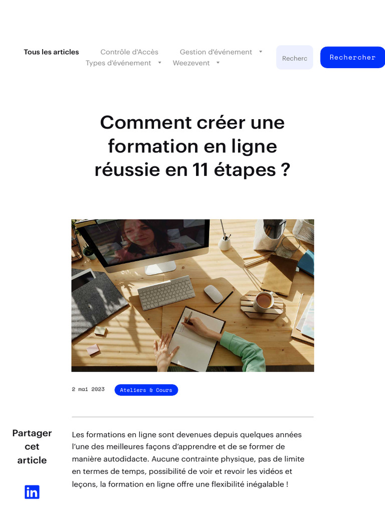 Créer une formation en ligne réussie | PDF | Technologies de l ...