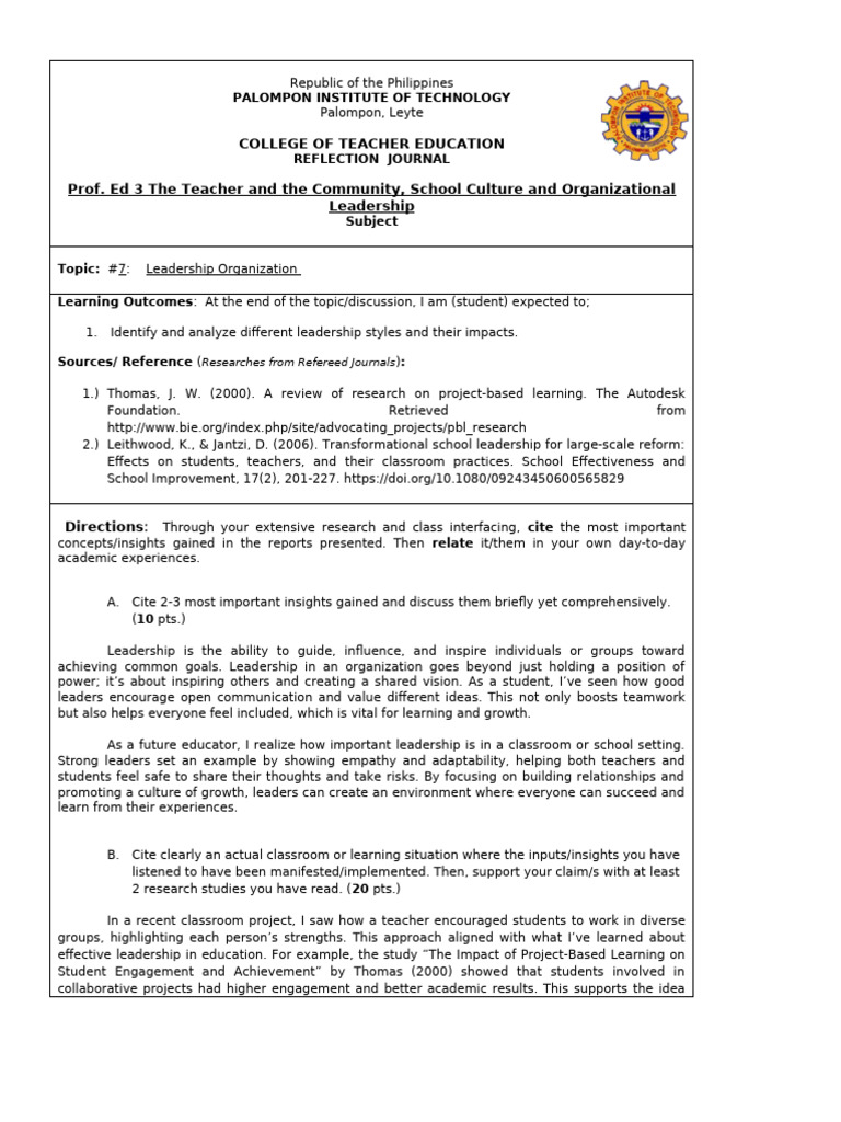 Report No 6 The Why and How of School and Community Partnership | PDF ...