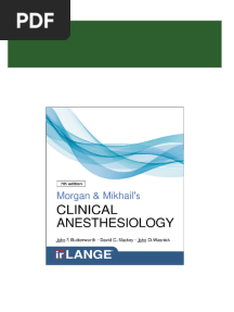 Get Morgan and Mikhail's Clinical Anesthesiology, 7th - PDF - Ebook PDF Free All Chapters