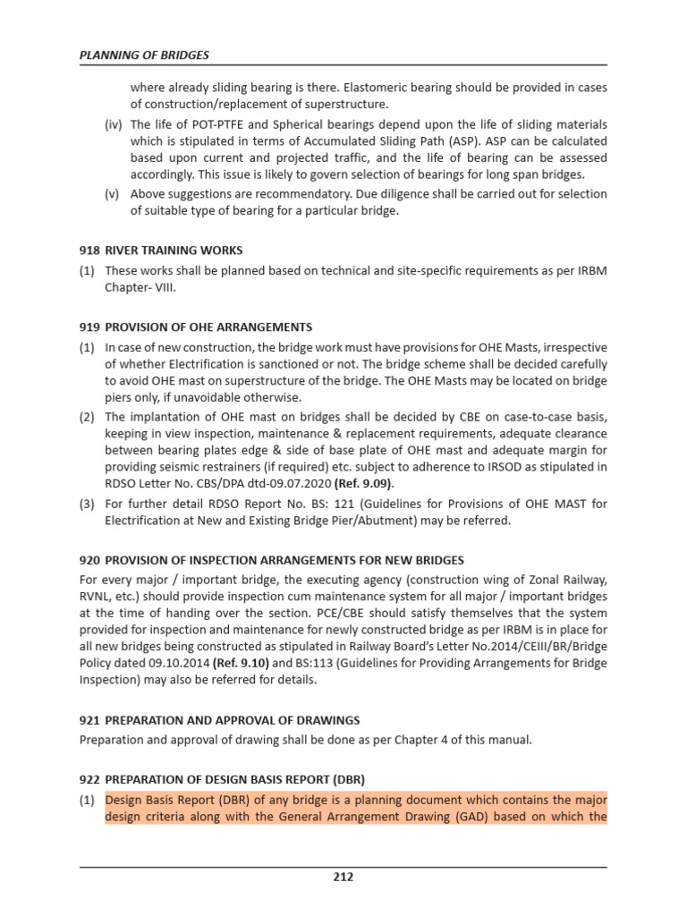 Design Basis Report for Bridge Planning | PDF | Civil Engineering