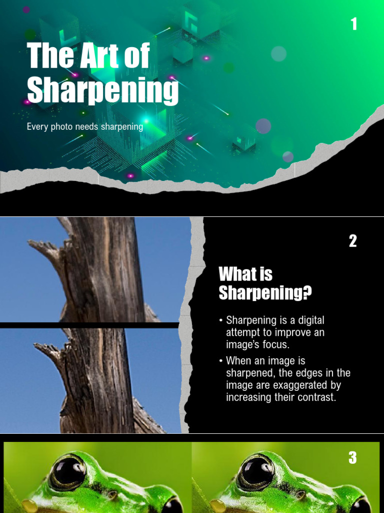 The Art of Sharpening | PDF | Digital Signal Processing | Computer Graphics