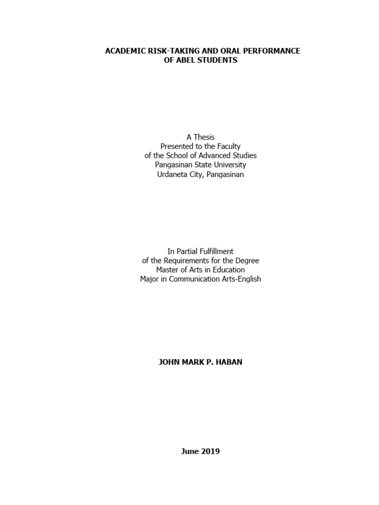 Thesis Final 1 1 | PDF | Second Language | Motivation