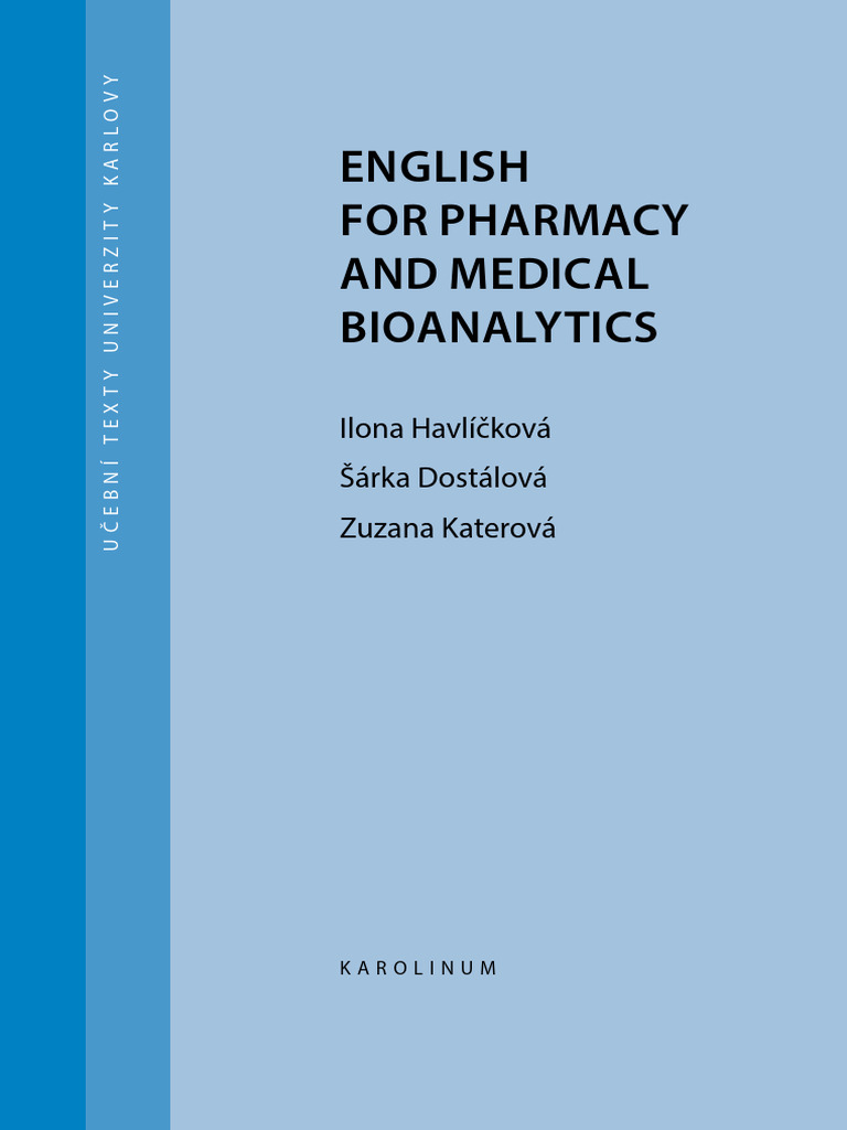English For Pharmacy and Medical Bioanalytics Ukazka | PDF | Ion ...