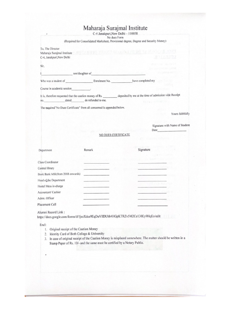 Maharaja Surajmal Institute Pdf